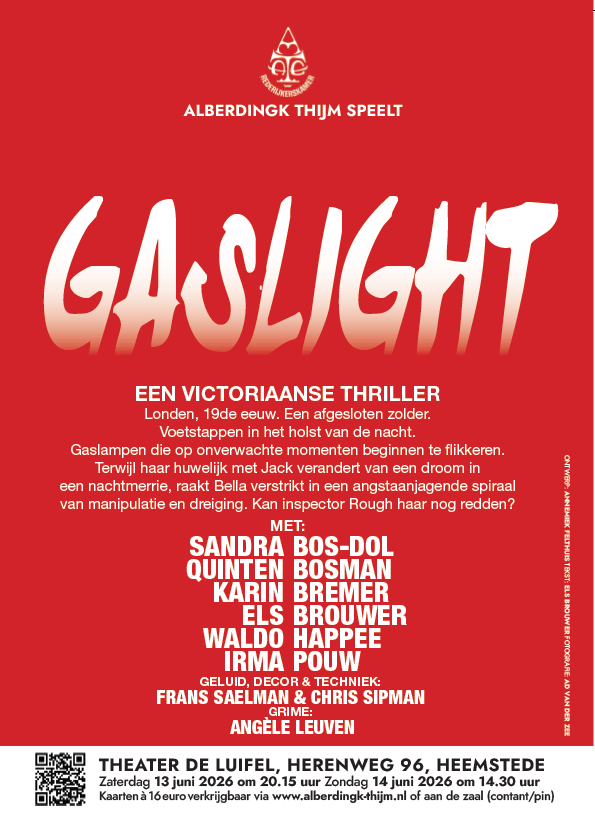 Alberdingk Thijm speelt Gaslight